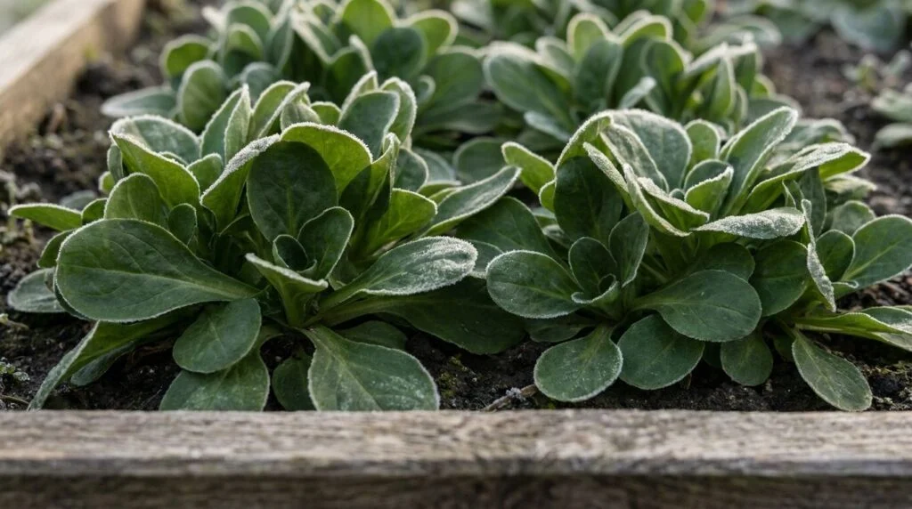 Feldsalat im Hochbeet: säen, pflegen, im Winter ernten