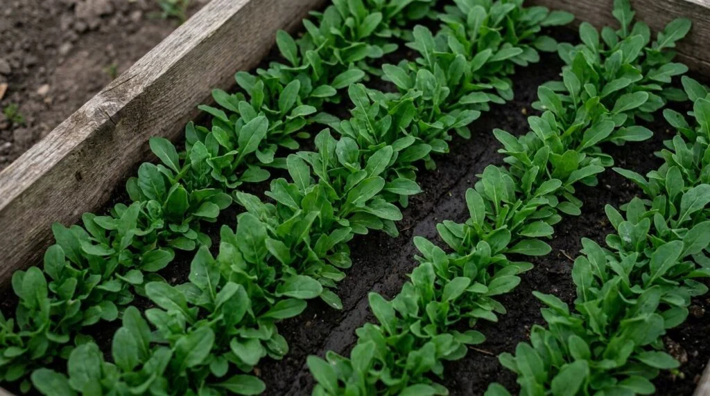 Rucola im Hochbeet: säen, schneiden, nachernten