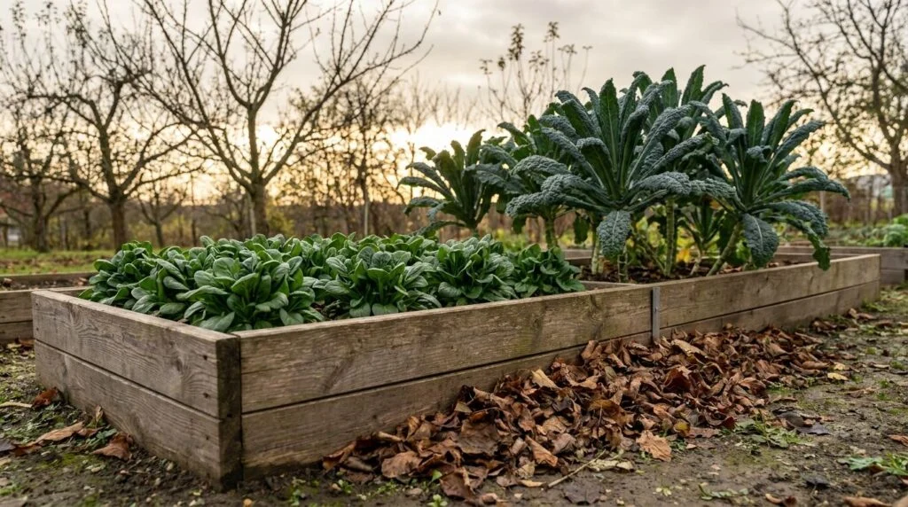 Hochbeet im Herbst bepflanzen: die Winterernte vorbereiten